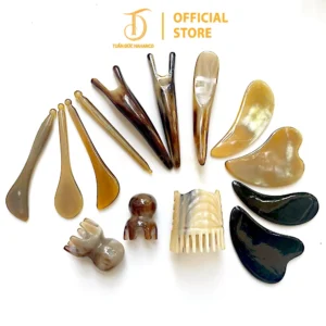 Dụng Cụ Massage Sừng HAHANCO Day Ấn Huyệt Lưu Thông Khí Huyết Tổng Hợp Nhiều Loại Lựa Chọn