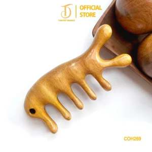 Lược Gỗ HAHANCO [COH269] Massage Đa Năng Toàn Diện Đả Thông Kinh Lạc Giảm Đau Hiệu Quả