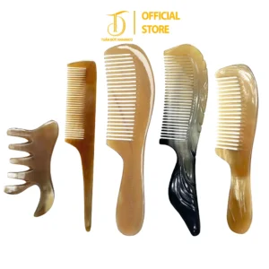 Lược Sừng HAHANCO Massage Chải Tóc Hàng Xuất Khẩu Gia Công Tỉ Mỉ Giá Tốt